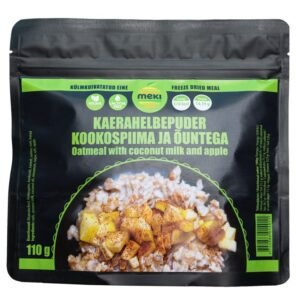 Liofilizuotas maistas – Avižinė košė su kokosų pienu ir obuoliais – MEKI, 110 g