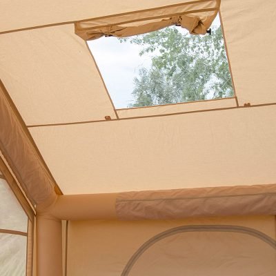 Pripučiama glamping palapinė HIMA Kieme iš vidaus